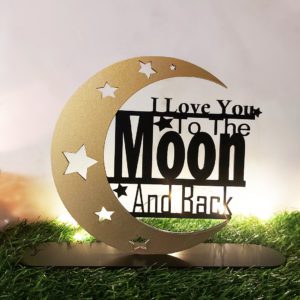 To the moon 
and back